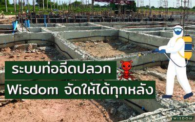 ระบบท่อฉีดปลวกWisdomจัดให้ได้ทุกหลัง