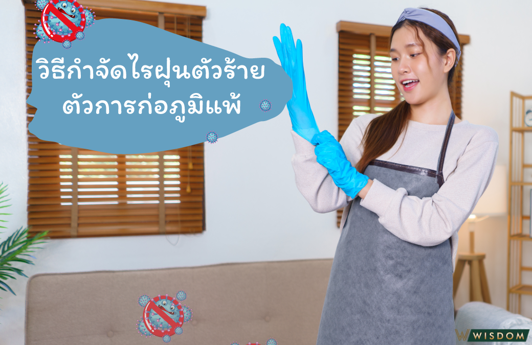 วิธีกำจัดไรฝุ่นตัวร้าย ตัวการก่อภูมิแ