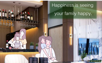 Happiness is seeing your family happy.